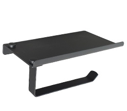 מתלה לנייר טואלט שחור