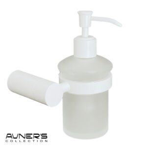 דיספנסר לסבון נוזלי לאמבטיה STYLO לבן מט