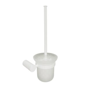 מברשת אסלה תלויה עגולה STYLO לבן מט