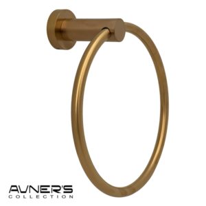 מתלה טבעת למגבת פנים ROUND רוז גולד