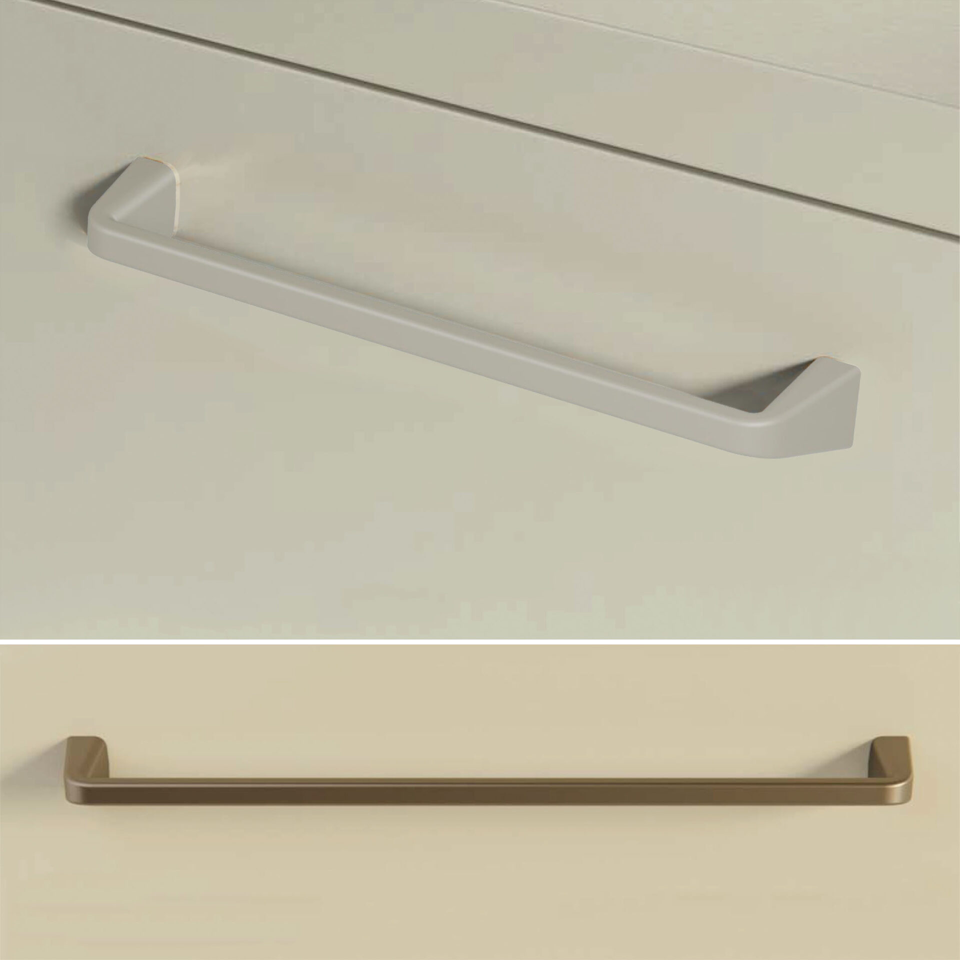 ידיות לארון 883 אפור בהיר