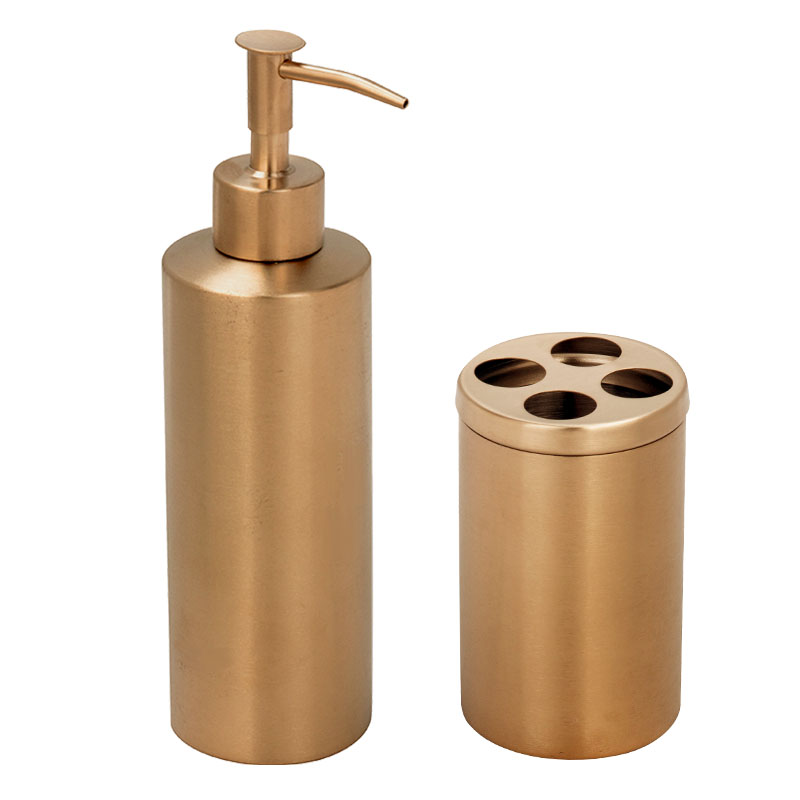 אביזרי אמבטיה רוז גולד