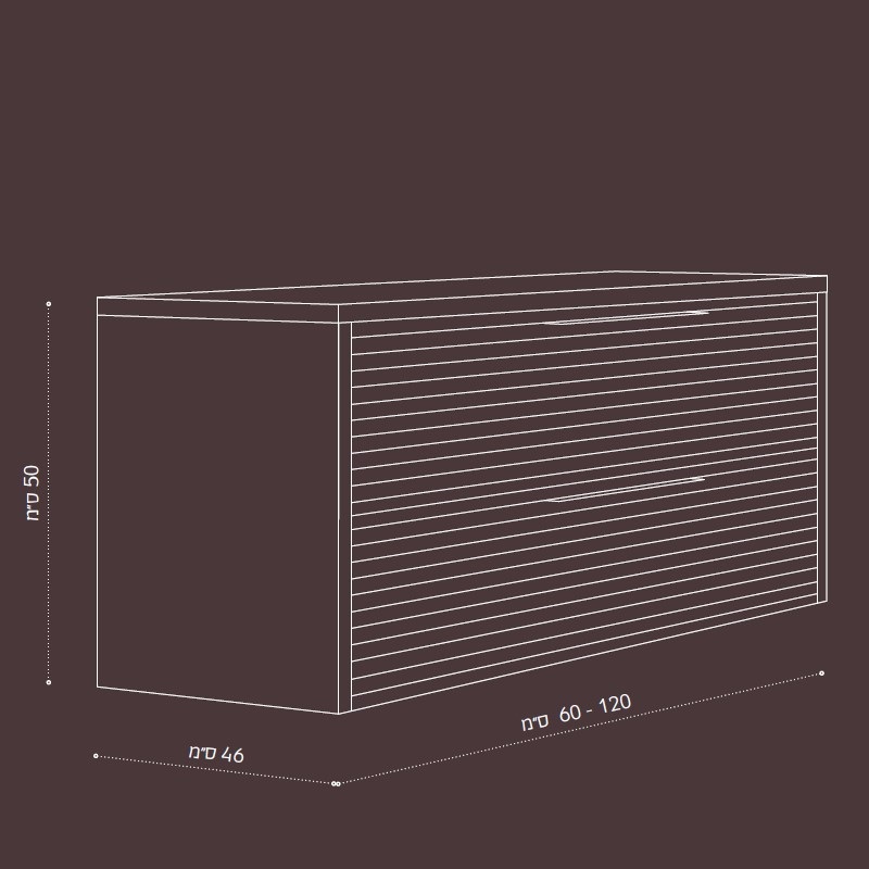 ארון אמבטיה תלוי דגם לביא